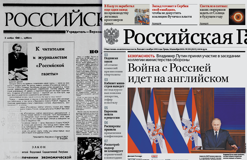 Rossiiskaia Gazeta Digital Archive